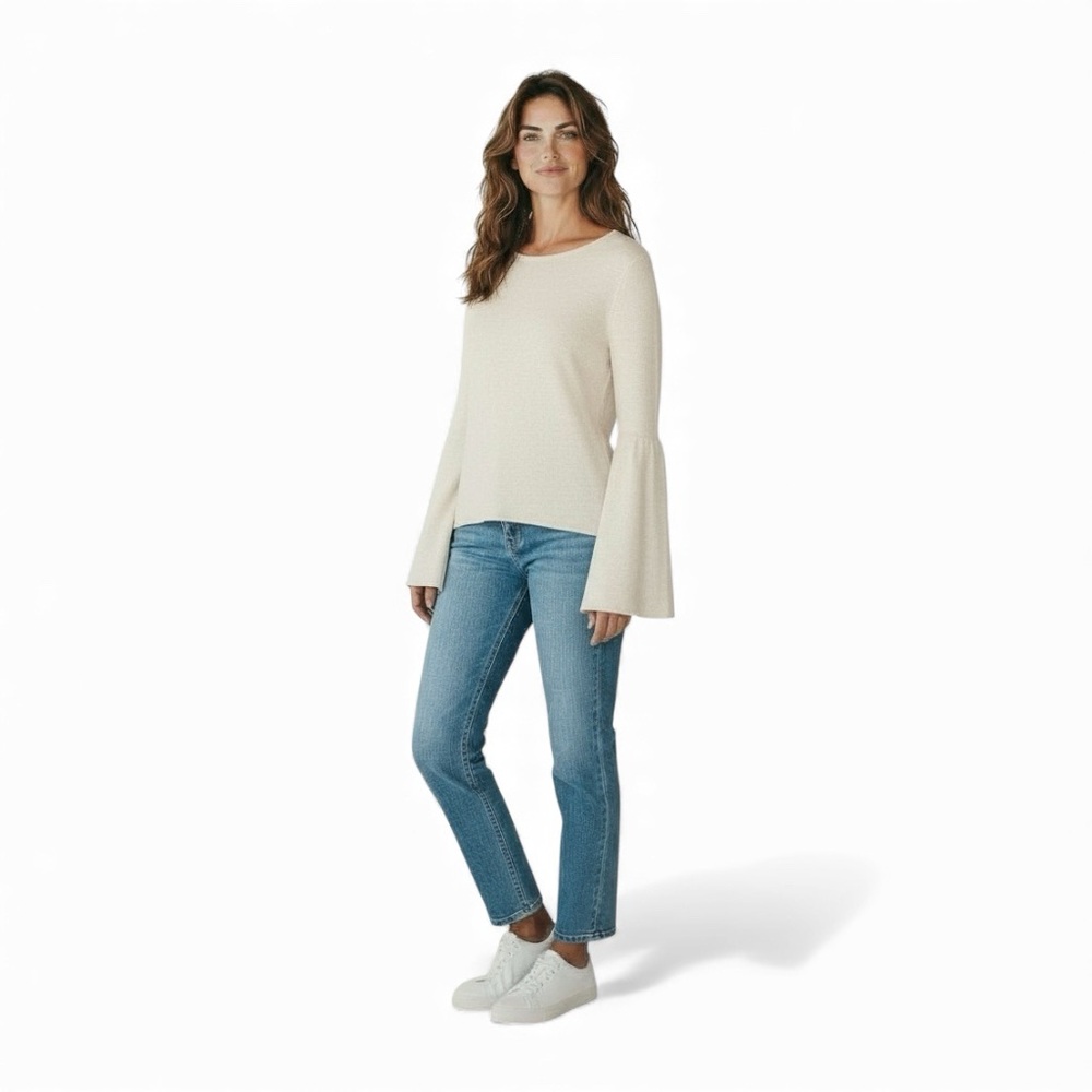 John‎ + Jenn Bell Sleeve Sweater Top - M